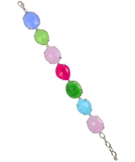 Pulsera Alegría con siete piedras naturales en diversos colores