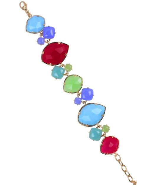 Pulsera Alegría con Swarovski Elements mate en varios colores de plata bañada en oro rosa