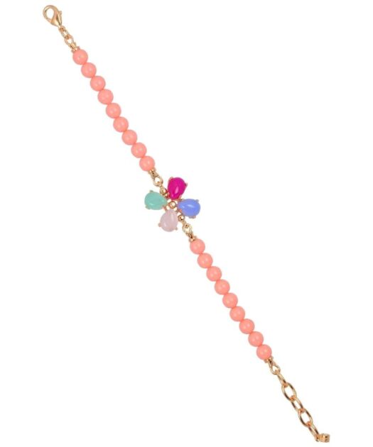 Pulsera de plata fina bañada en oro rosa