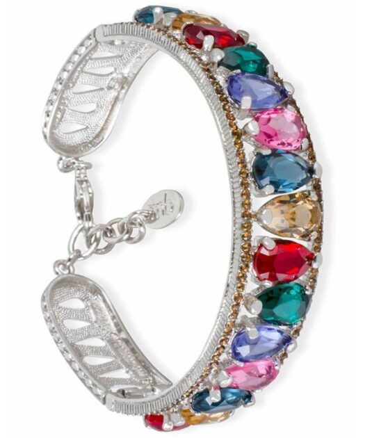 Brazalete lágrimas Swarovski Elements en varios colores
