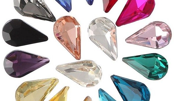 Cristales Swarovski de varios colores