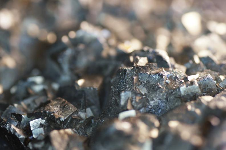 Plata en estado mineral